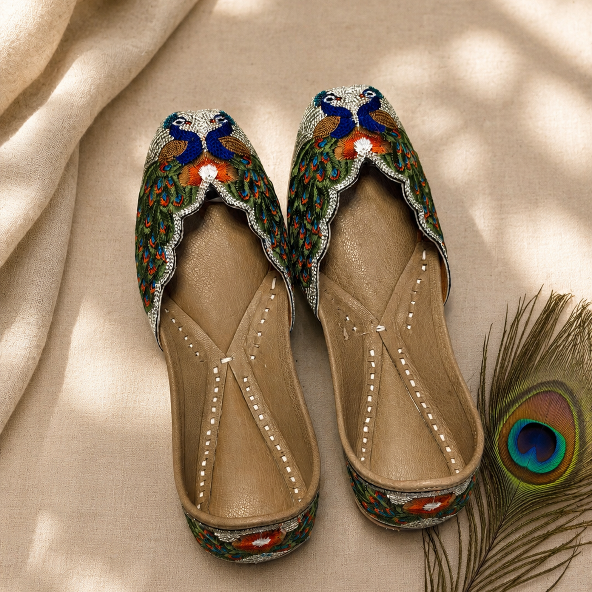 Morni (Peacock) Punjabi Jutti