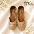 Meher Gold Bridal Punjabi Jutti